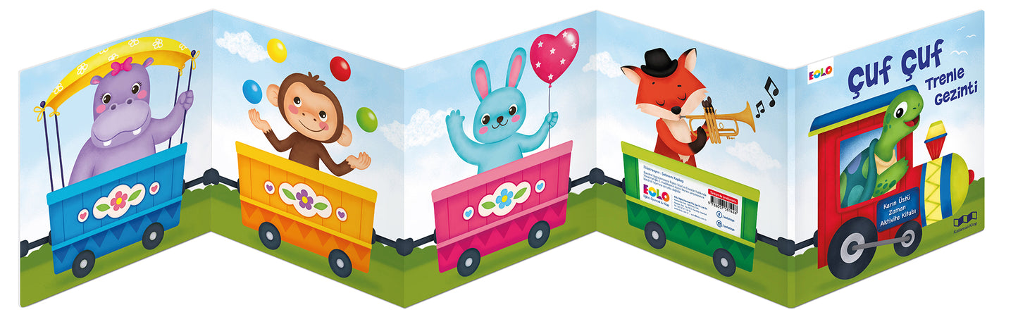 Çuf Çuf Trenle Gezinti – Karın Üstü Zaman Aktivite Kitabı