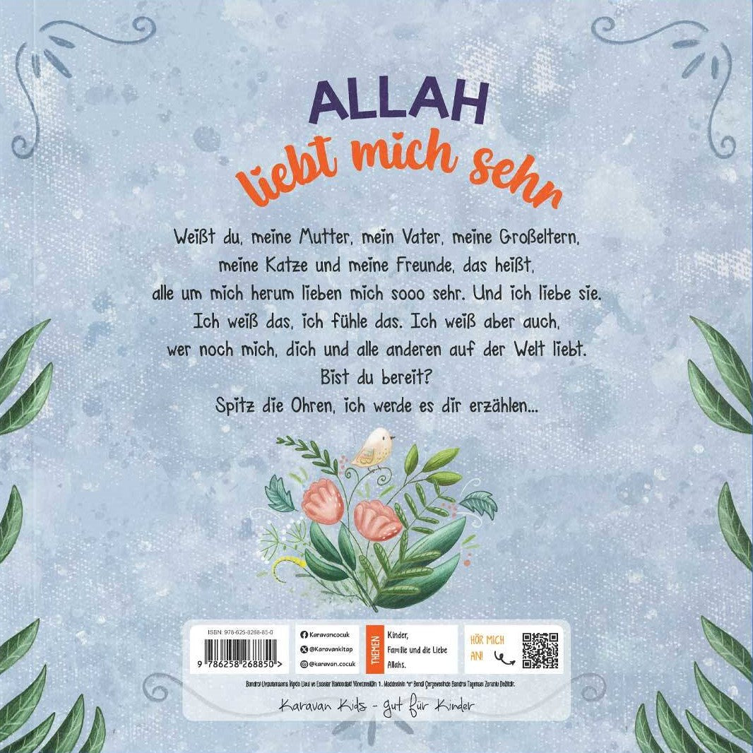 ALLAH liebt mich sehr -Islamisches Kinderbuch (2-6 J.)