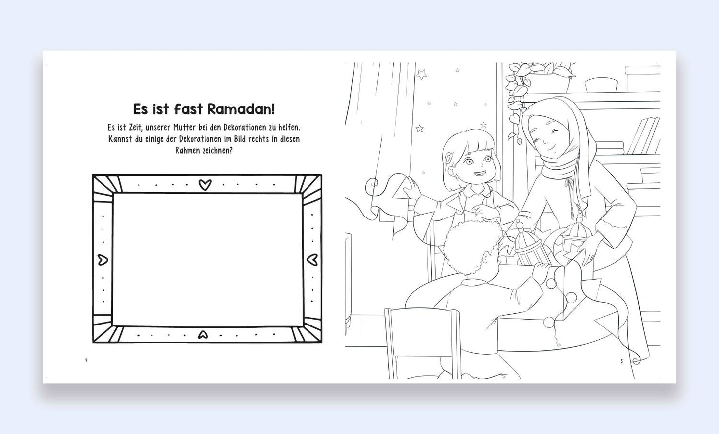 Ramadan Nächte Mal- und Aktivitätsbuch