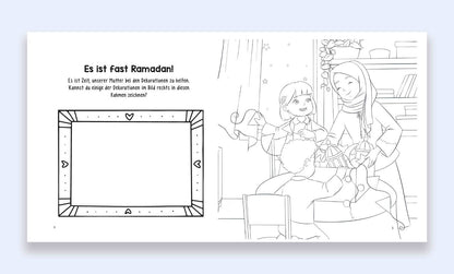 Ramadan Nächte Mal- und Aktivitätsbuch