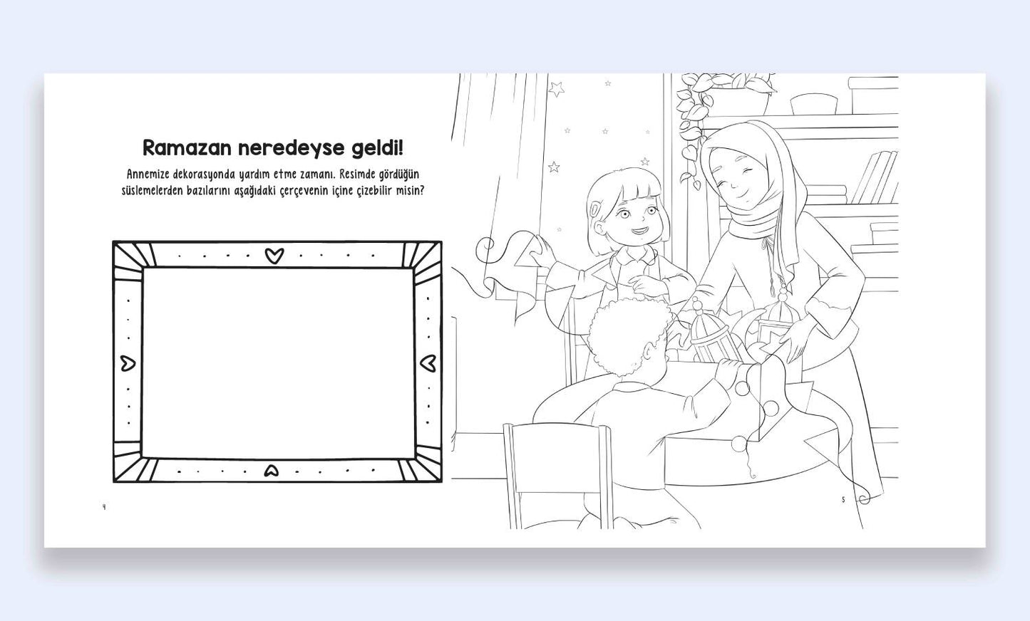 Ramazan Geceleri Etkinlikli Boyama Kitabı