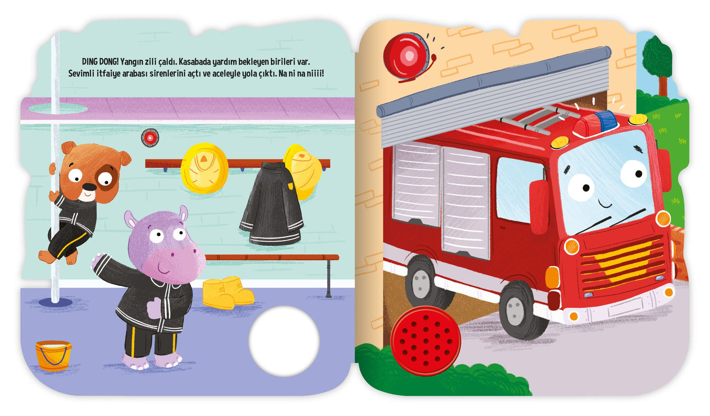 Sevimli İtfaiye Arabası - Sesli Kitaplar