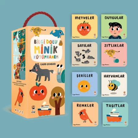 Bilgi Dolu Minik Kütüphanem - 8 Kitap
