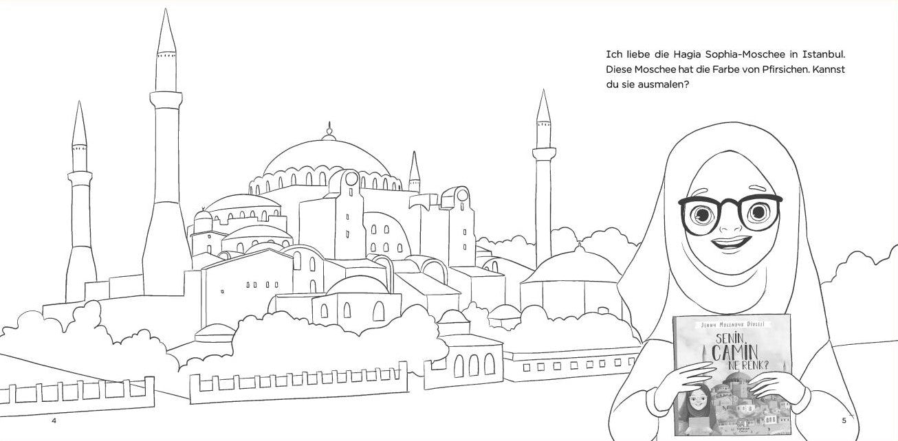 Deine Moschee – Malbuch