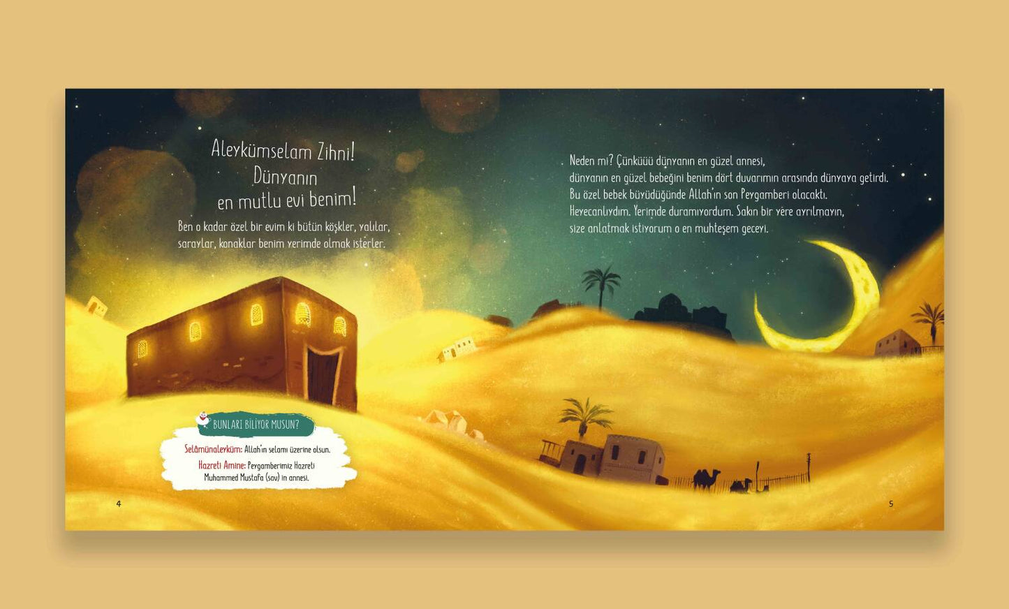 Peygamberimizin Doğduğu Gece Amine’nin Evi - Islamisches Kinderbuch (2-6 J.)